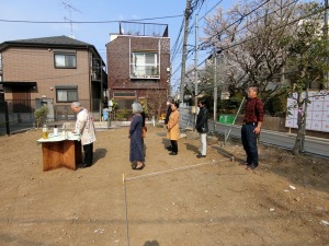 善福寺川の家・地鎮祭 善福寺川の家・地鎮祭
